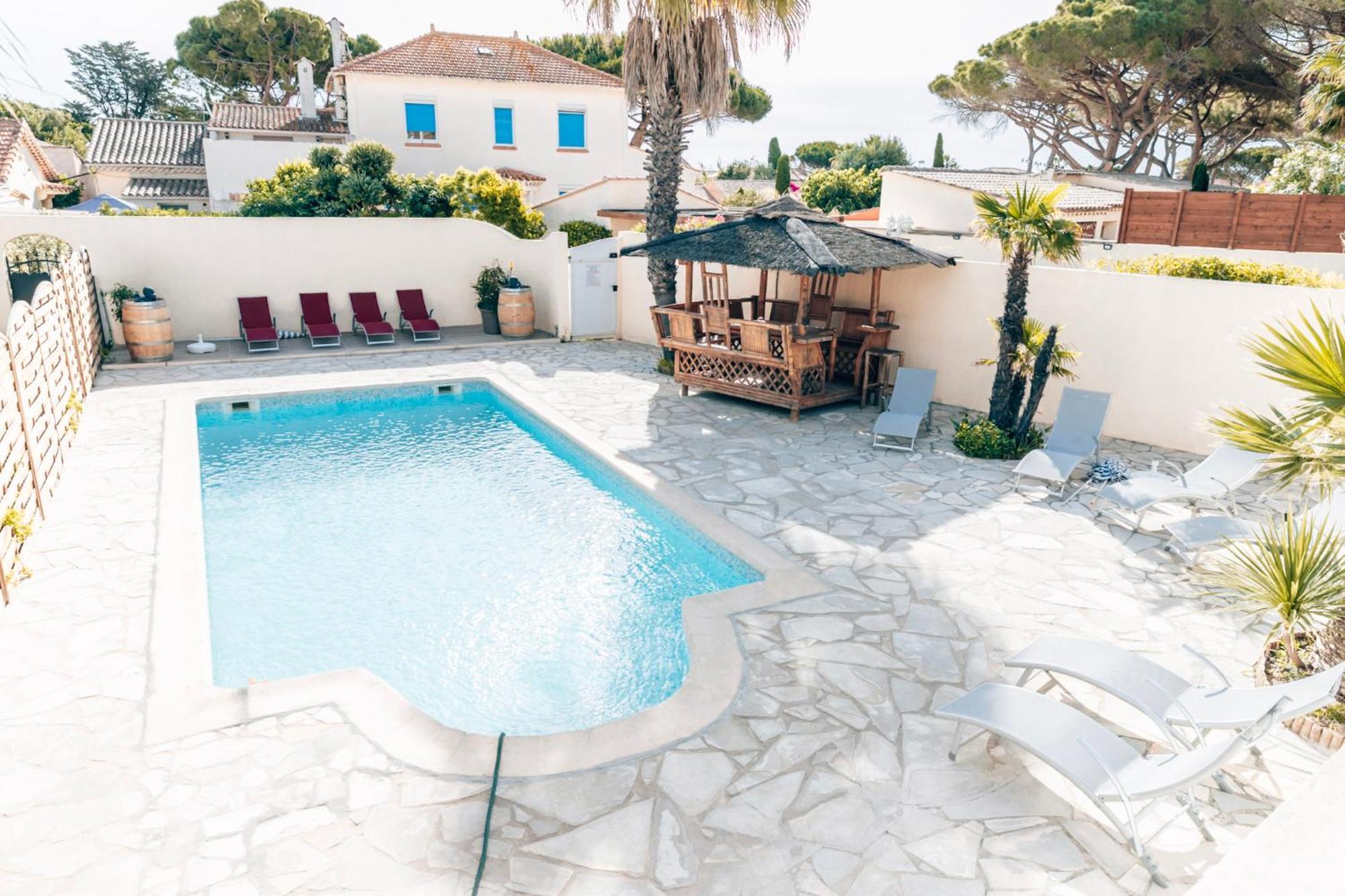 Reve D'Azur, Mazet En Bord De Mer, Parking, Piscine Partagee, Terrasse Bbq & Draps Inclus La Nartelle, 1 Salon, 1 Chambre, 1 Cuisine , 1 Sdb Sainte-Maxime Exterior foto